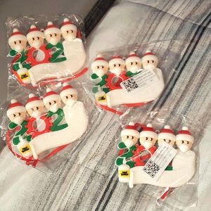 Lot of 4 pandemic ornaments